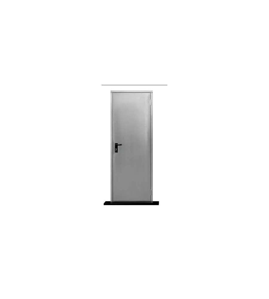 PORTA TAMBURATA ZINCATA, 80X200 CM